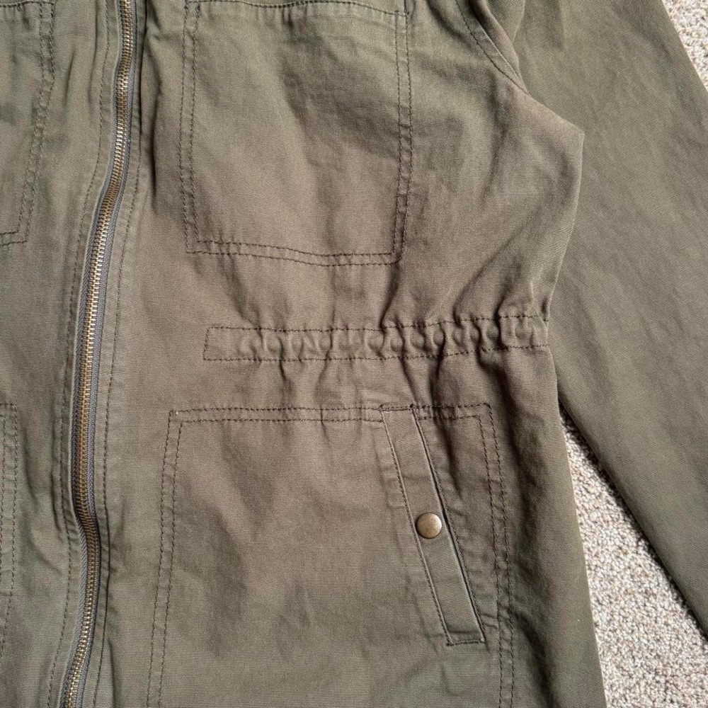 OLD NAVY "OLIVE" FLIGHT JACKET - Picture 4 of 5